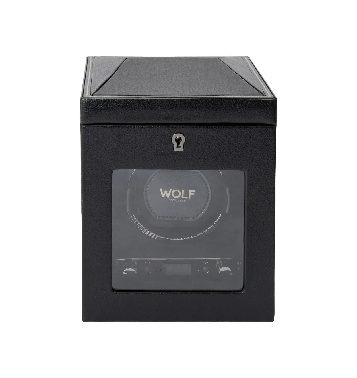 WOLF British Racing Single Watch Winder in Black