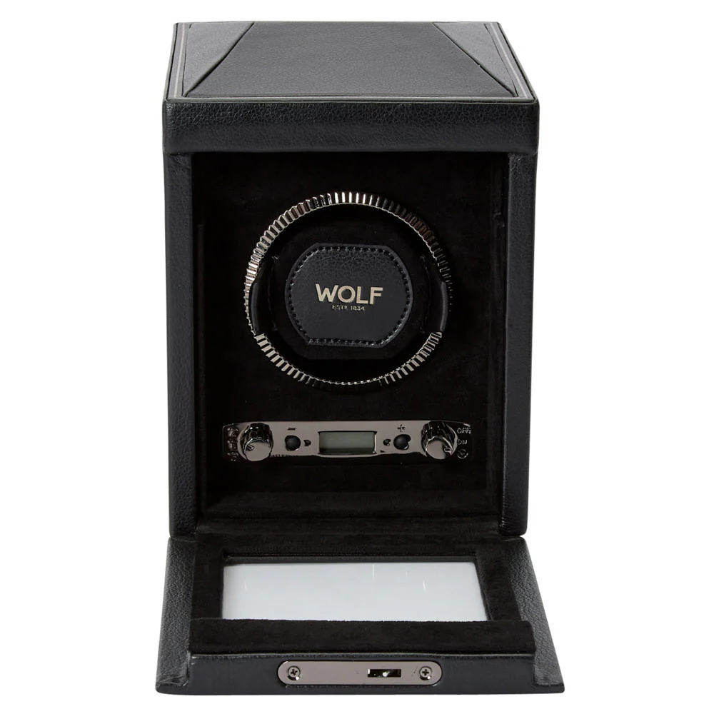 WOLF British Racing Single Watch Winder in Black - Image 3