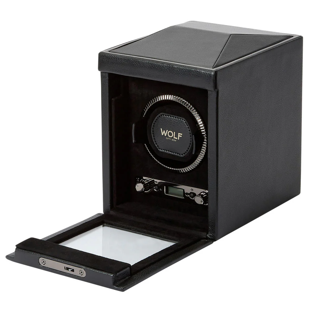 WOLF British Racing Single Watch Winder in Black - Image 4
