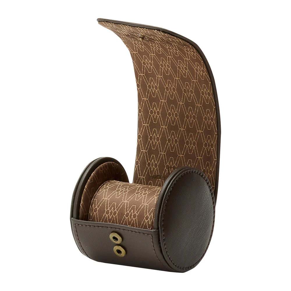 WOLF Earth Single Watch Roll in Coffee - Image 3