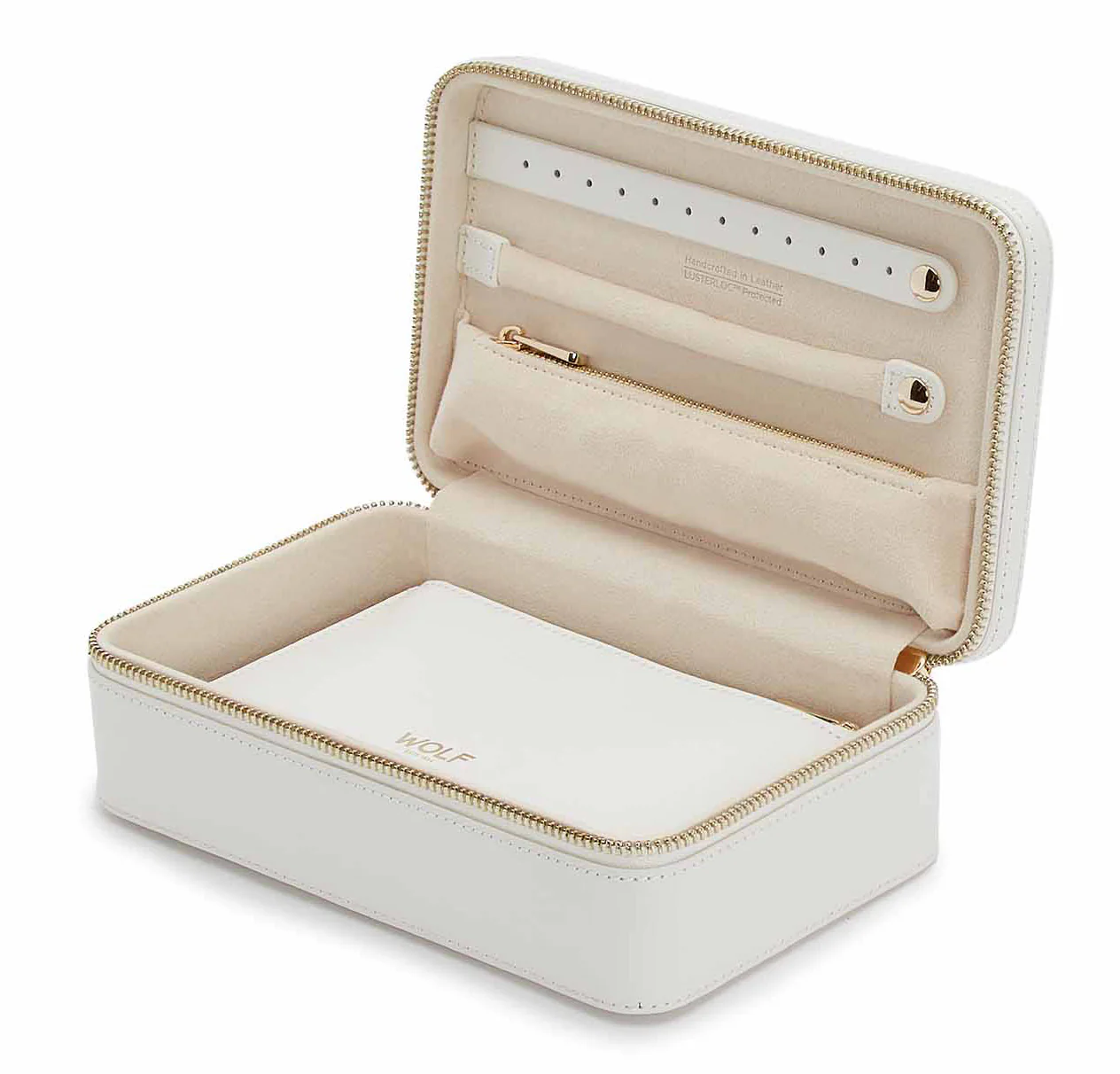WOLF Maria Medium Zip Case in White - Image 3