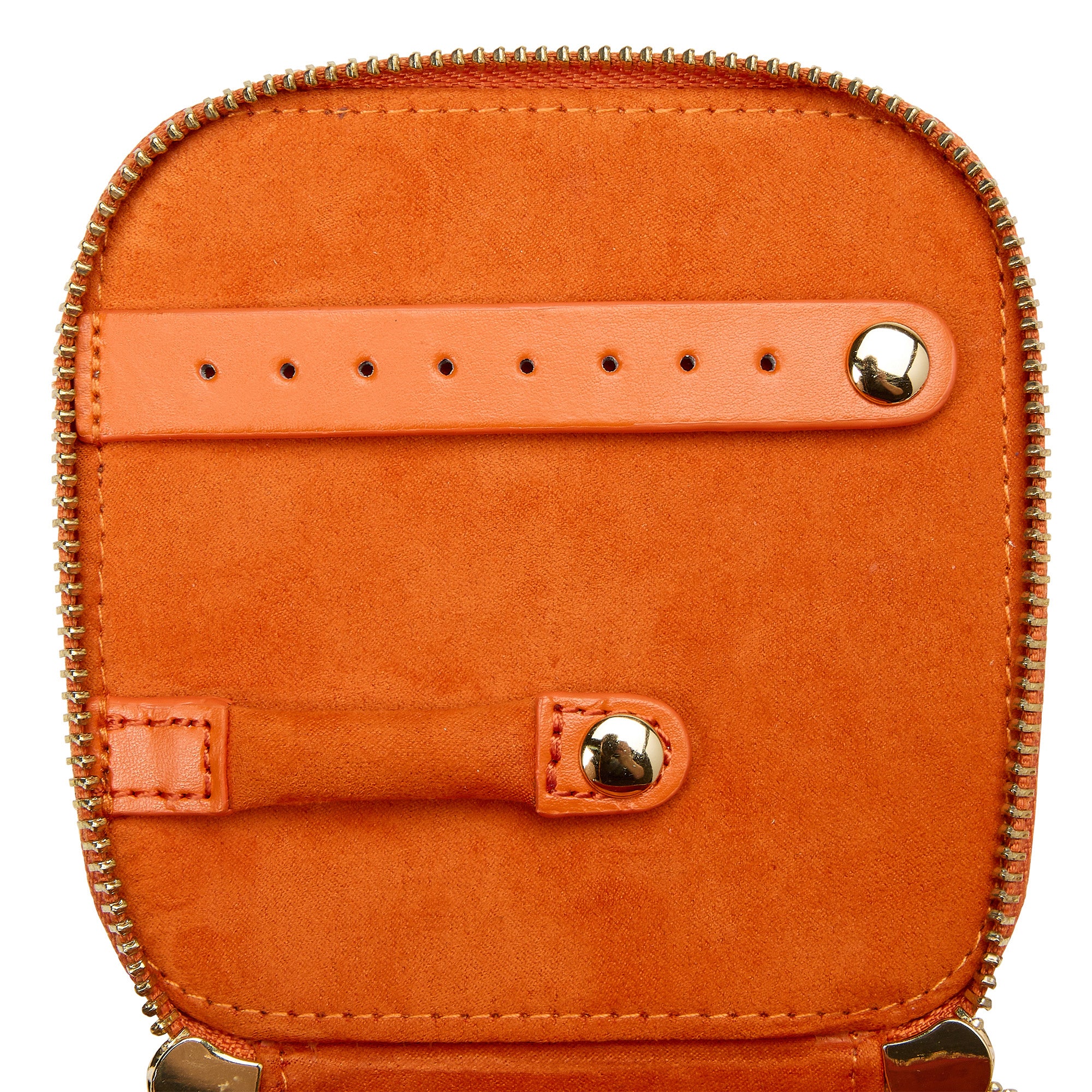 WOLF Maria Zip Jewelry Cube in Tangerine - Image 7