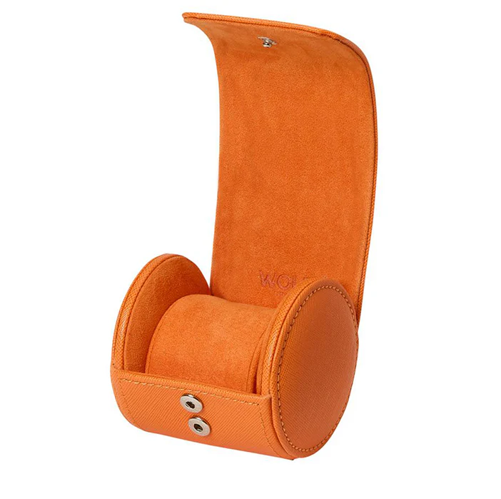 WOLF Single Watch Roll in Tutti Frutti Orange - Image 3