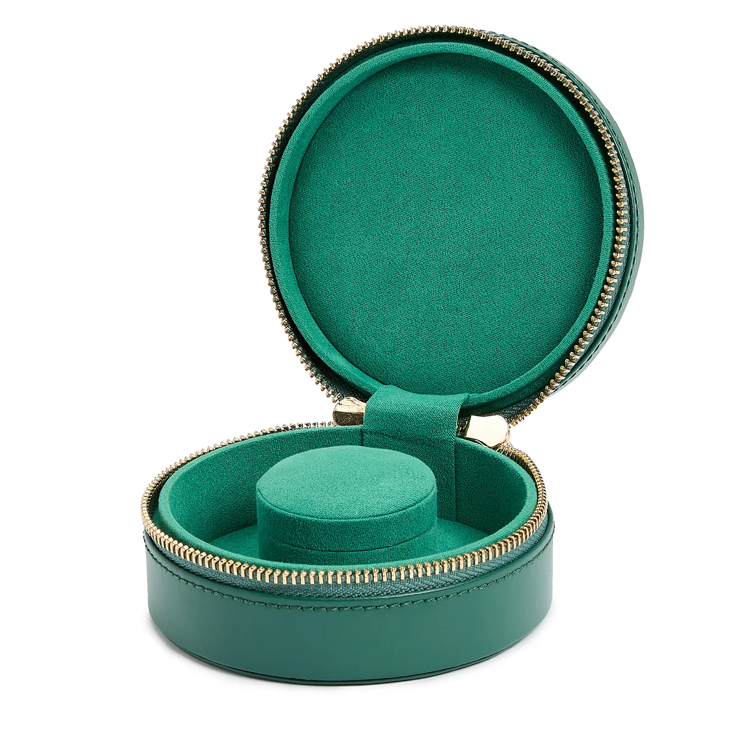 WOLF Sophia Round Zip Case in Forest Green - Image 4