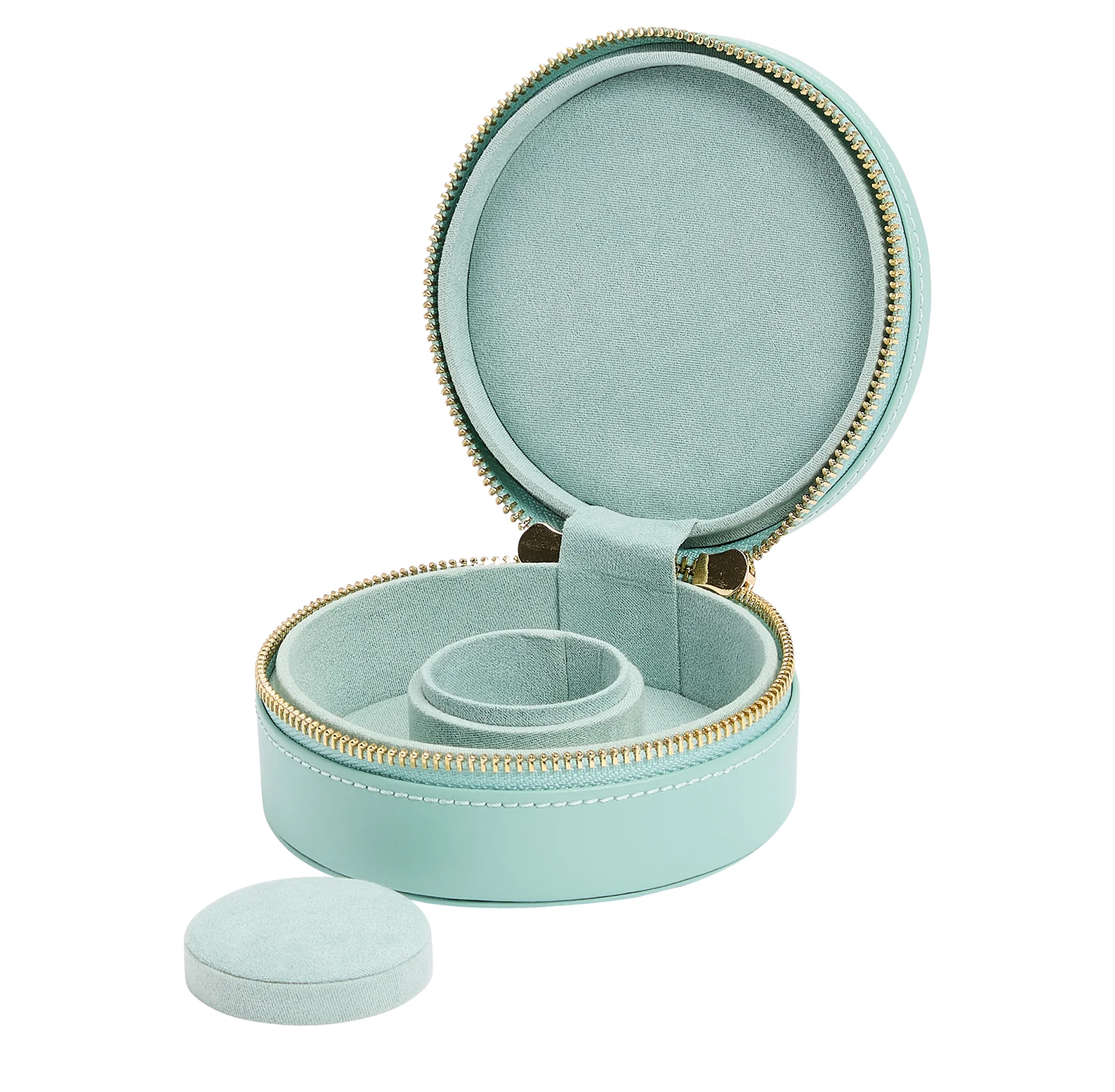 WOLF Sophia Round Zip Case in Jade - Image 5