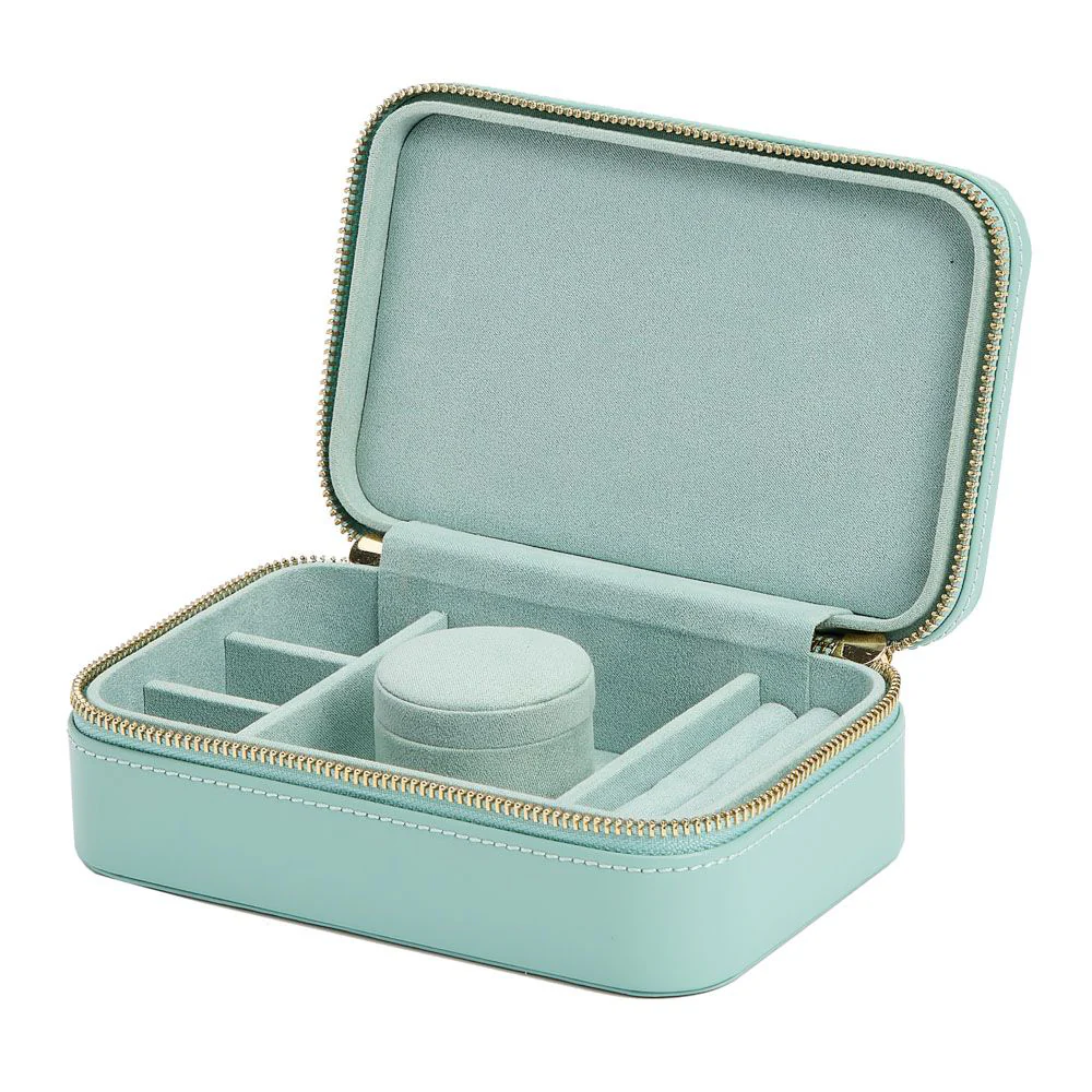 WOLF Sophia Travel Zip Case in Jade - Image 3