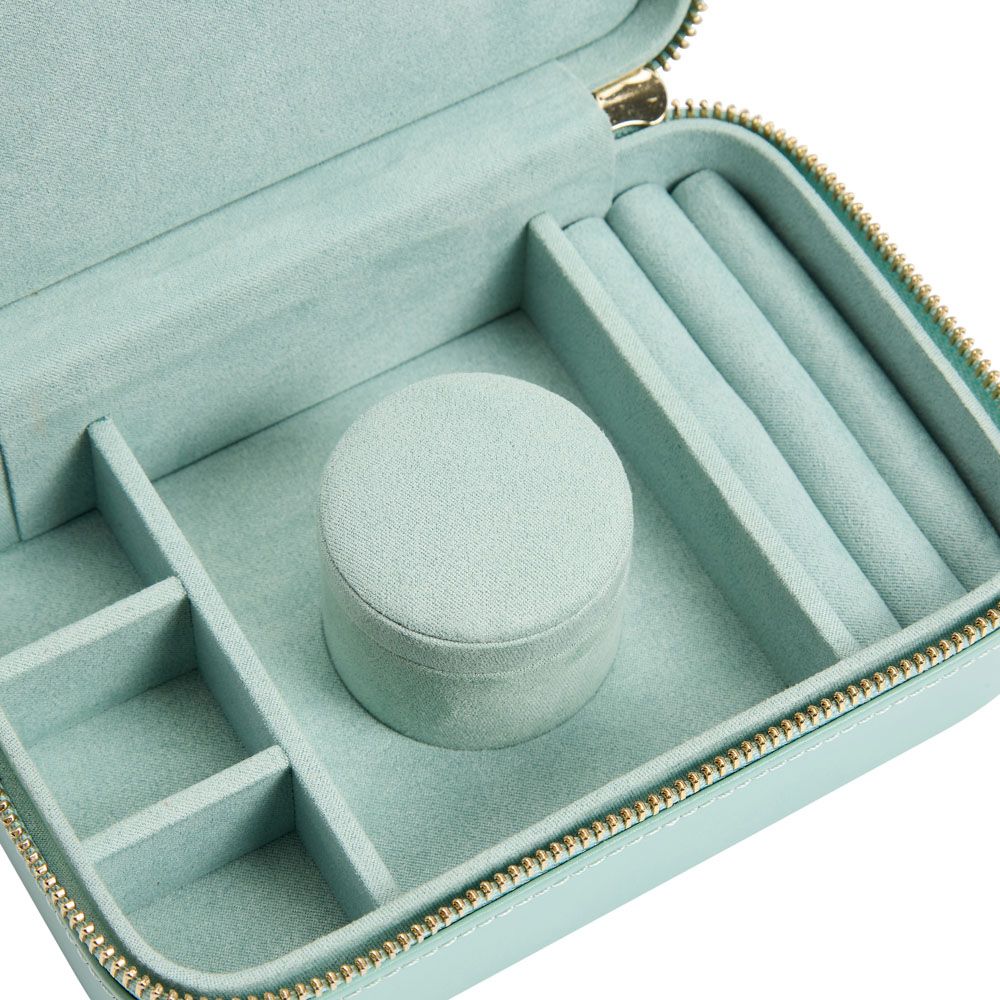 WOLF Sophia Travel Zip Case in Jade - Image 4