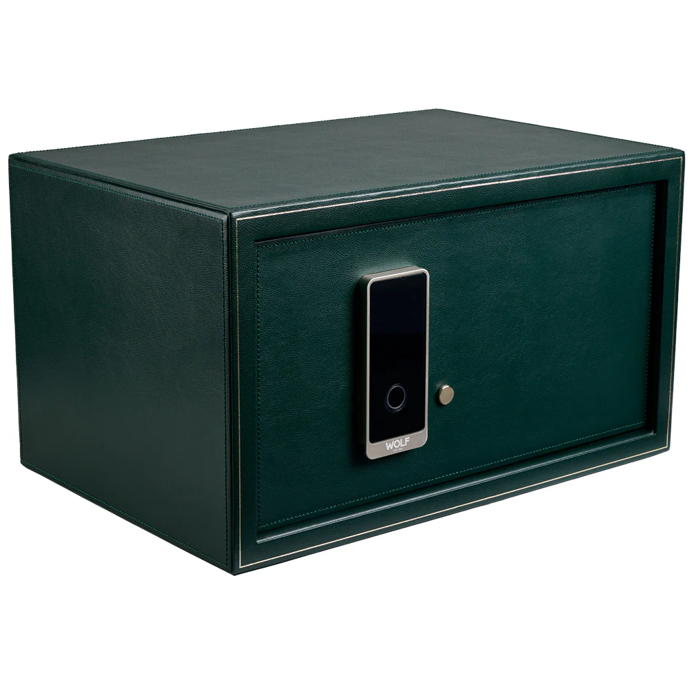 WOLF The Den 4 Piece Watch Winder Safe in Green - Image 2