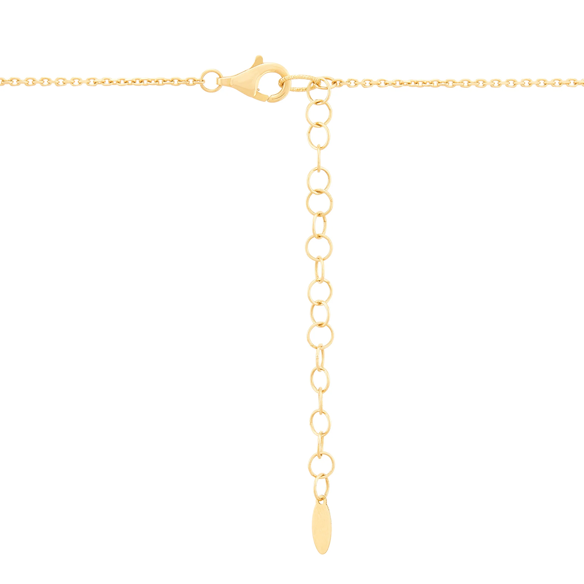 Sabel Collection Yellow Gold Cross Necklace - Image 3