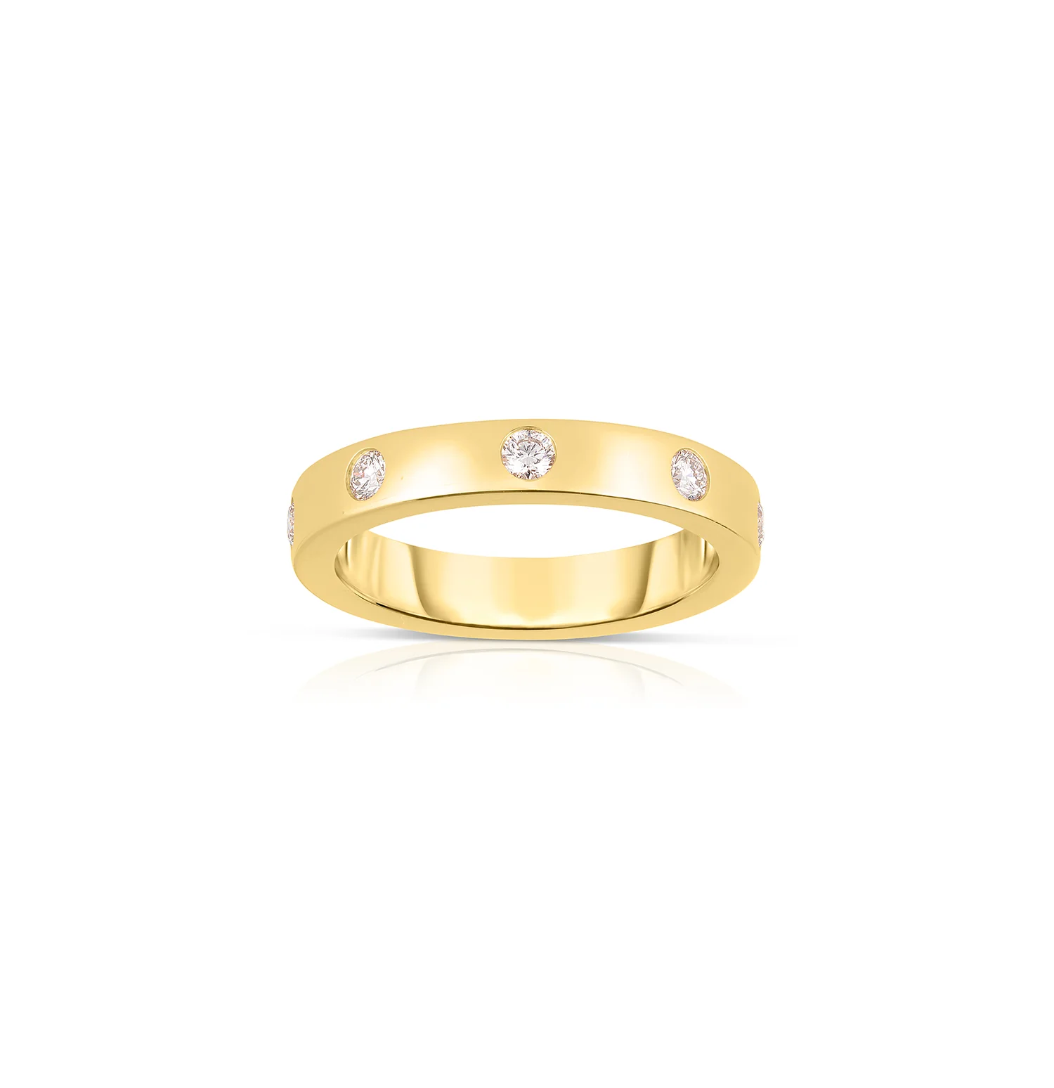 Sabel Collection Yellow Gold Diamond Band