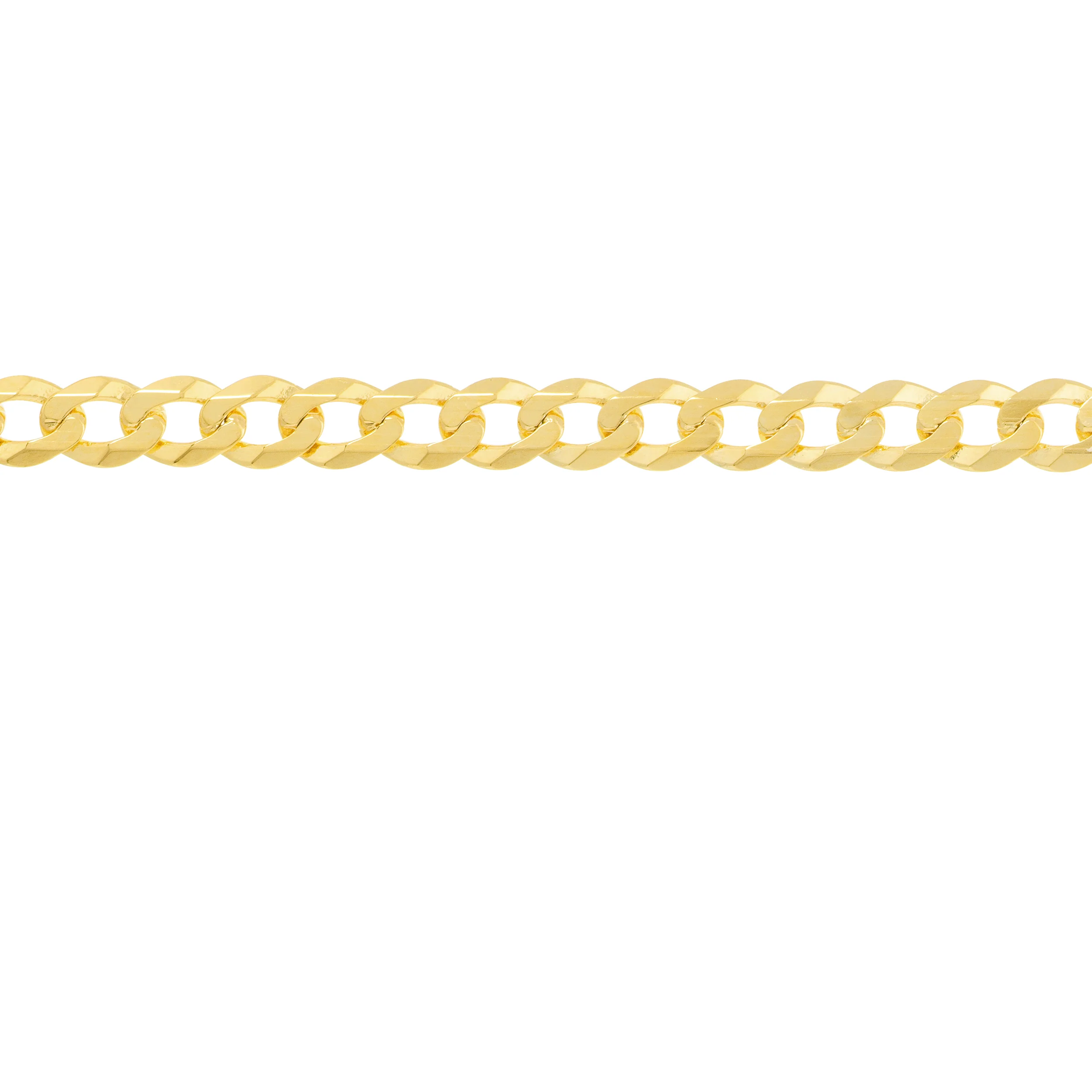Sabel Collection Yellow Gold Flat Open Chain Bracelet - Image 2