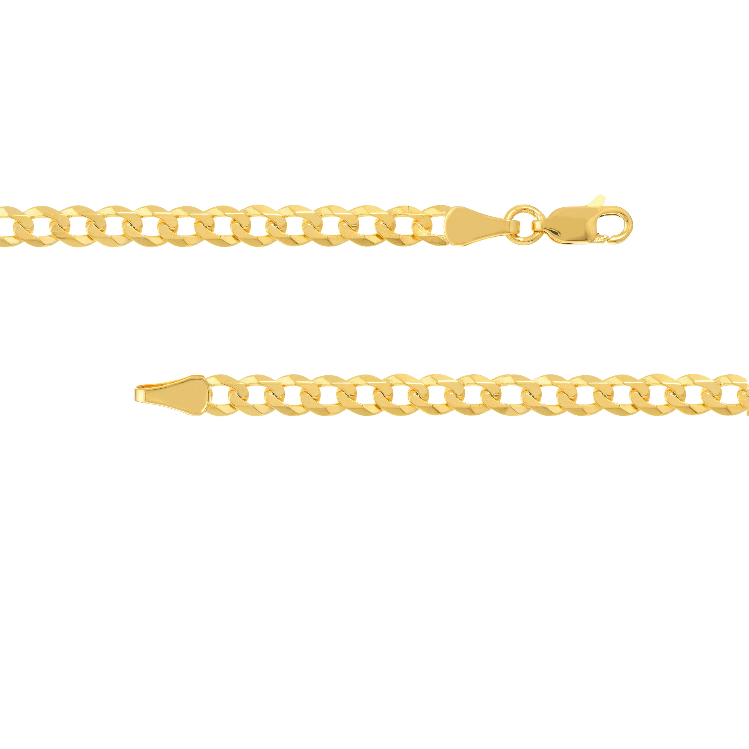 Sabel Collection Yellow Gold Flat Open Chain Bracelet - Image 3