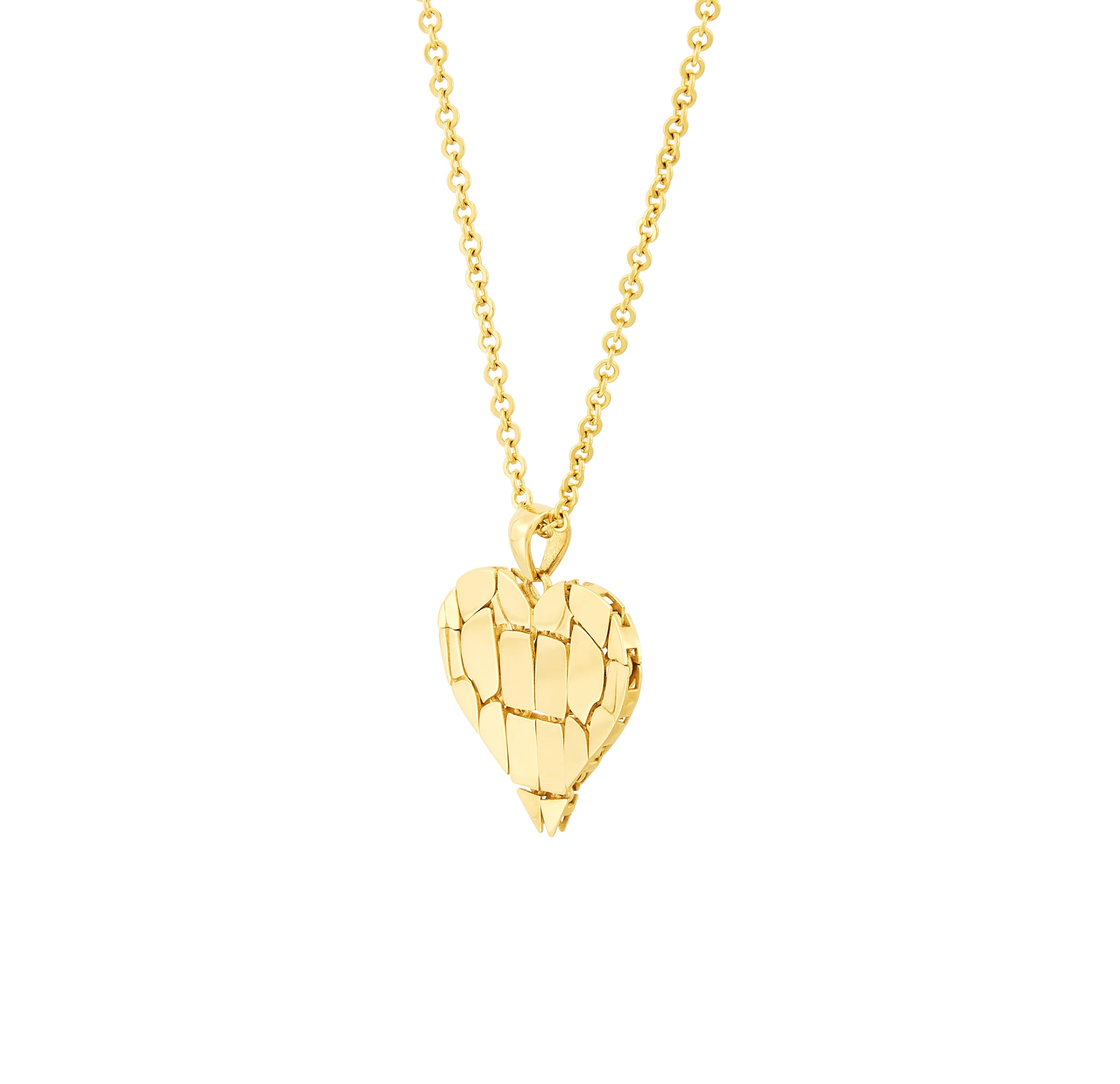Sabel Collection Yellow Gold Heart Pendant - Image 2