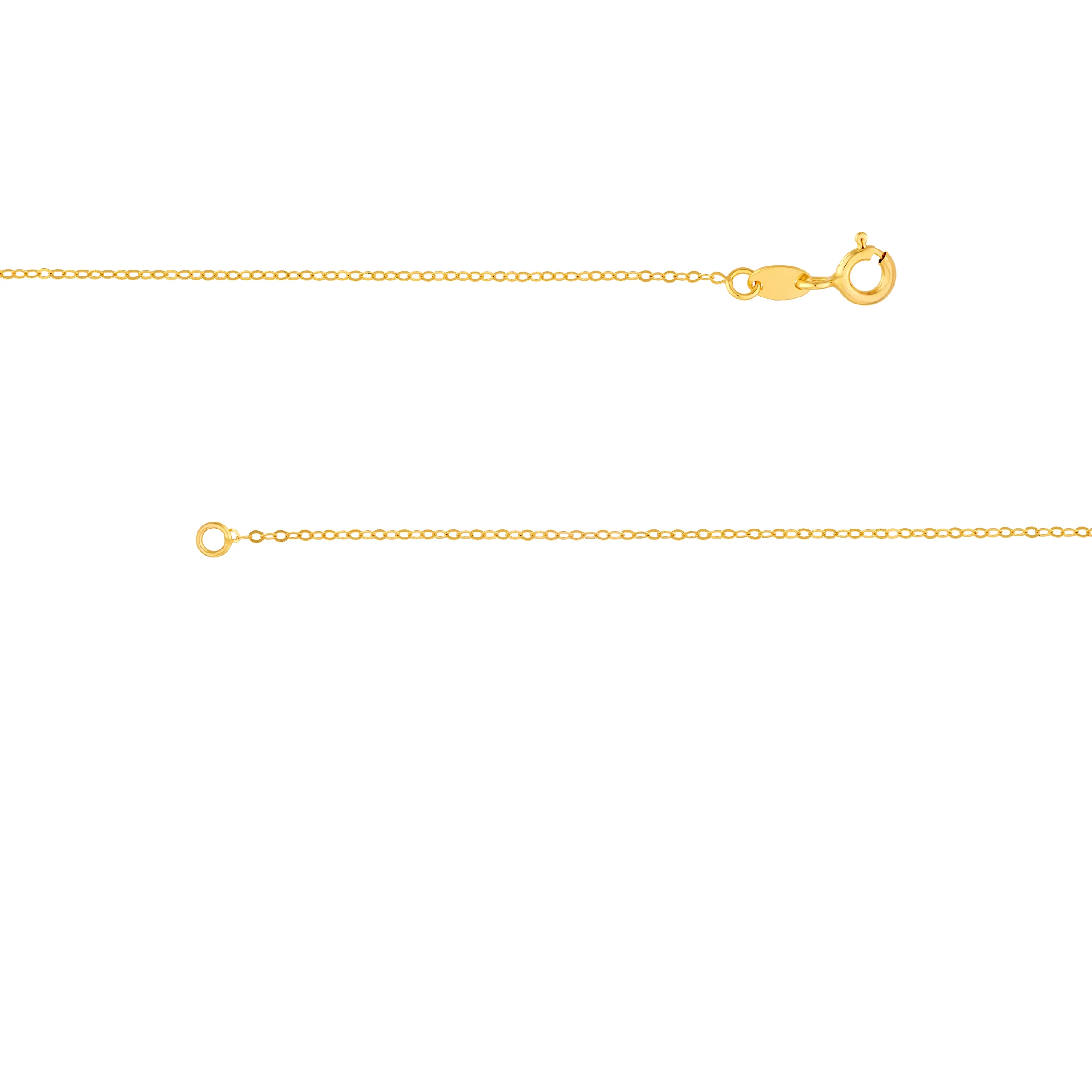 Sabel Collection Yellow Gold Love Knot Tube Pendant - Image 4