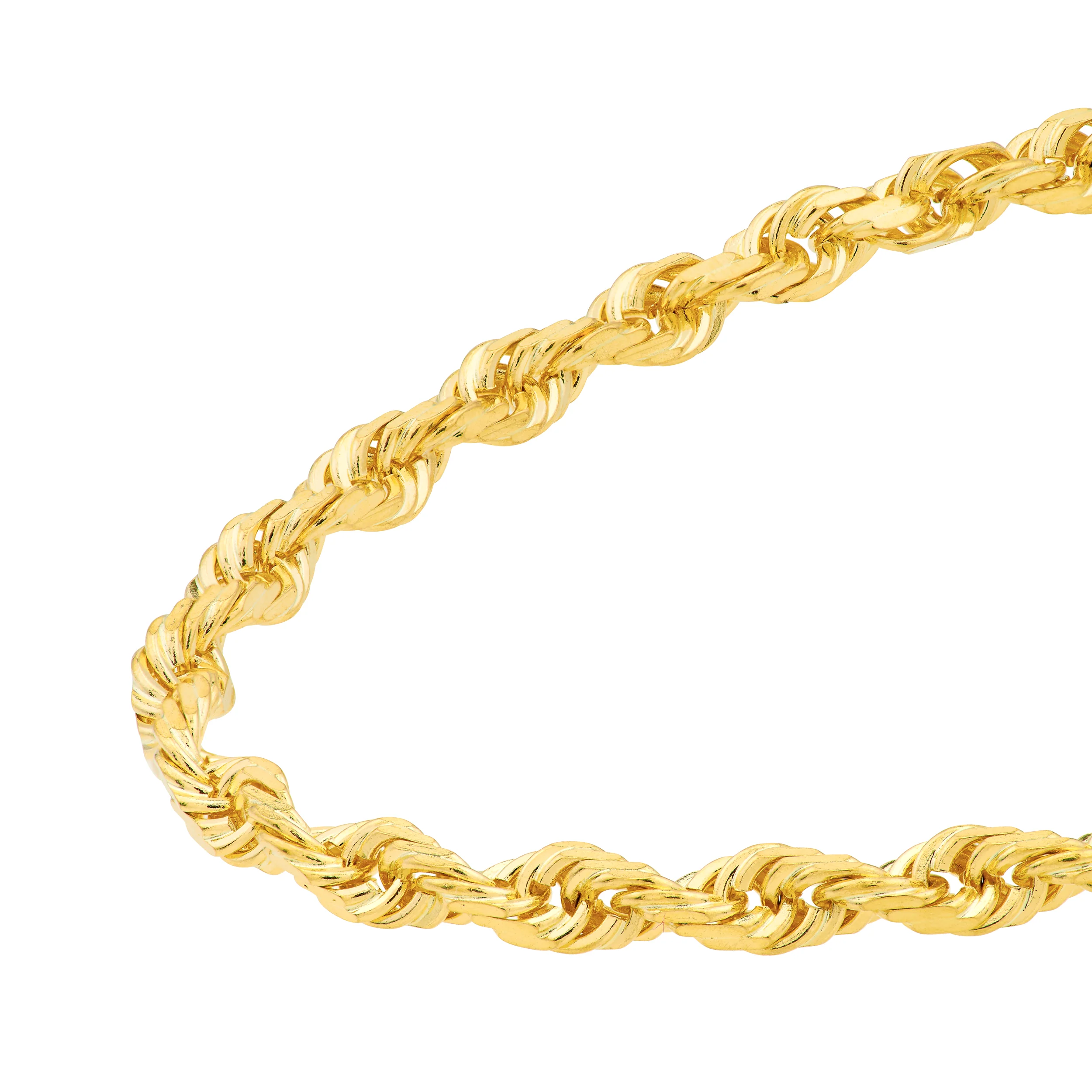 Sabel Collection Yellow Gold Rope Chain Bracelet - Image 2