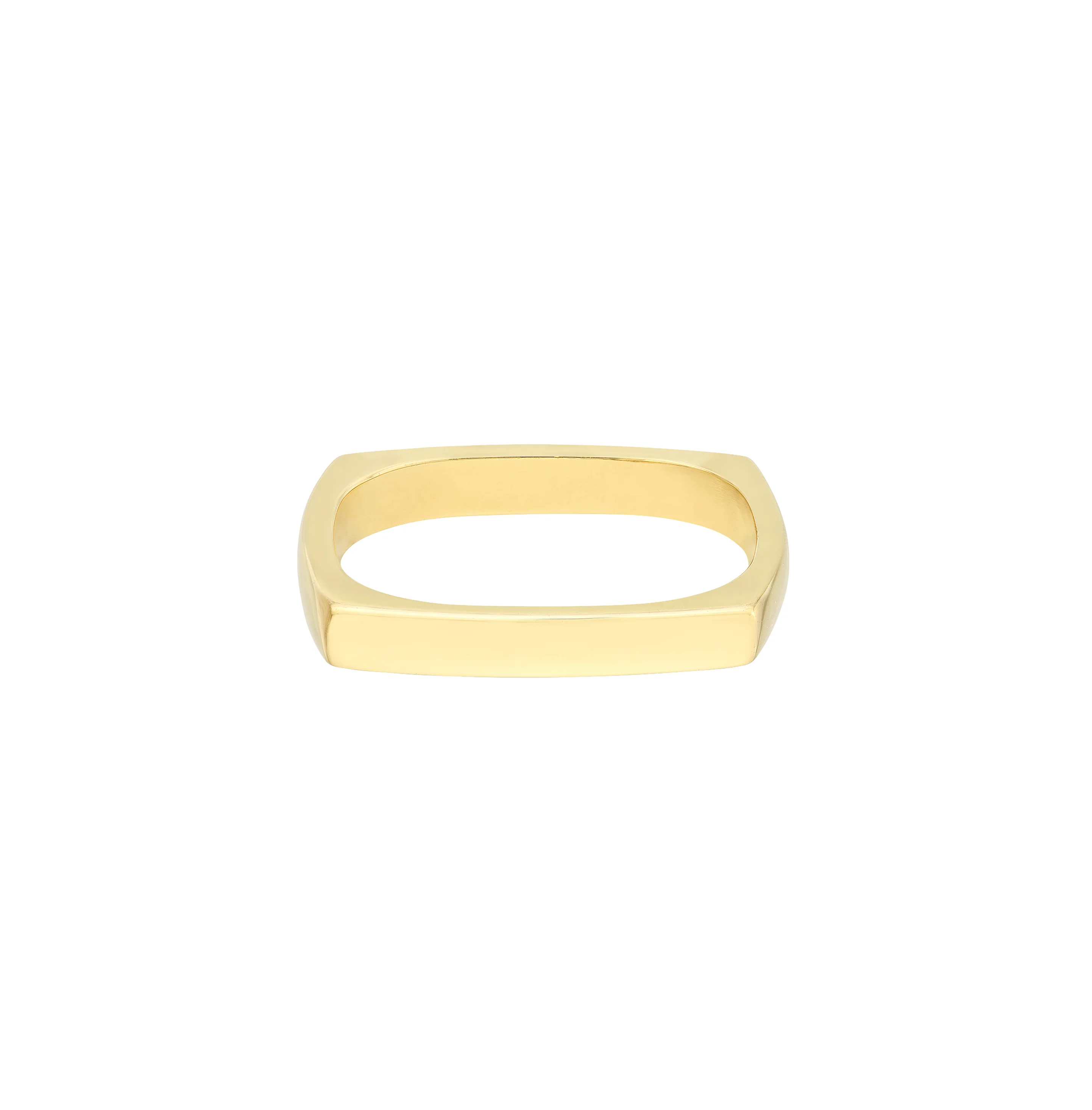 Sabel Collection Yellow Gold Squircle Ring